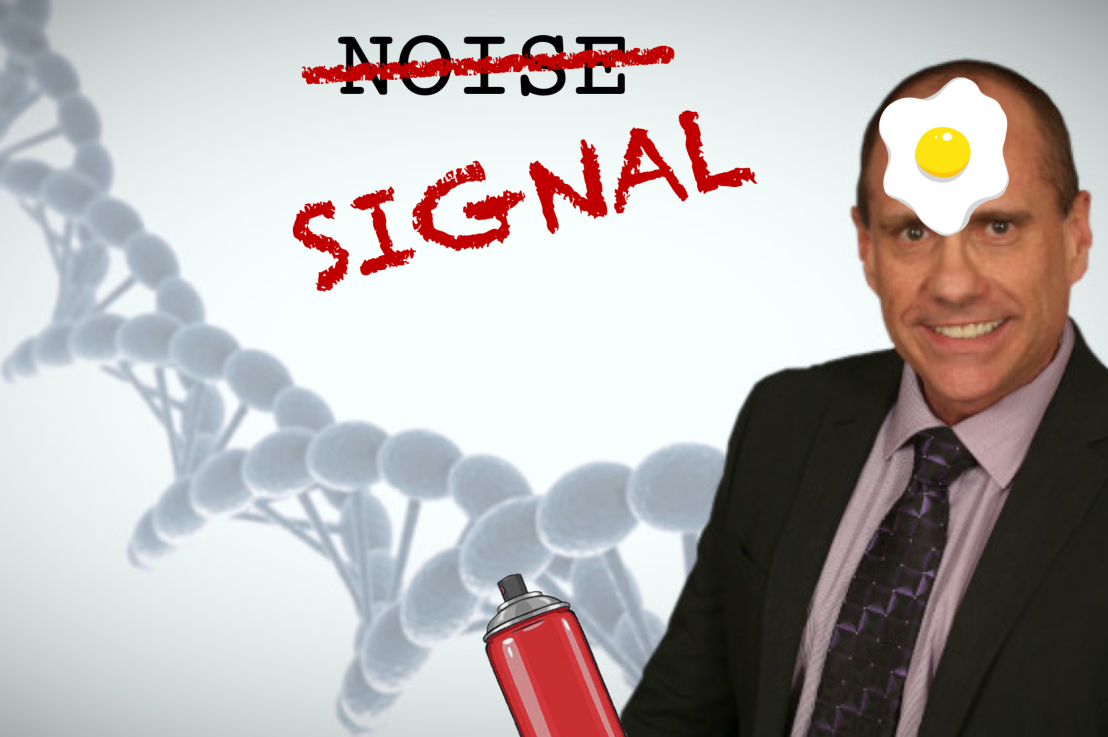 Tomkins on the Human Vitellogenin Pseudogene: Who Needs Signal When You Have Noise?